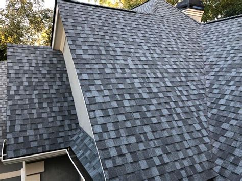 what color partial metal roof with brick house black shingles|gray shingles for brick houses.